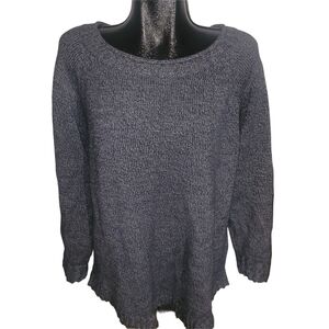 Cabela's Blue and Grey Knit Merino Wool Blend Sweater 2XL